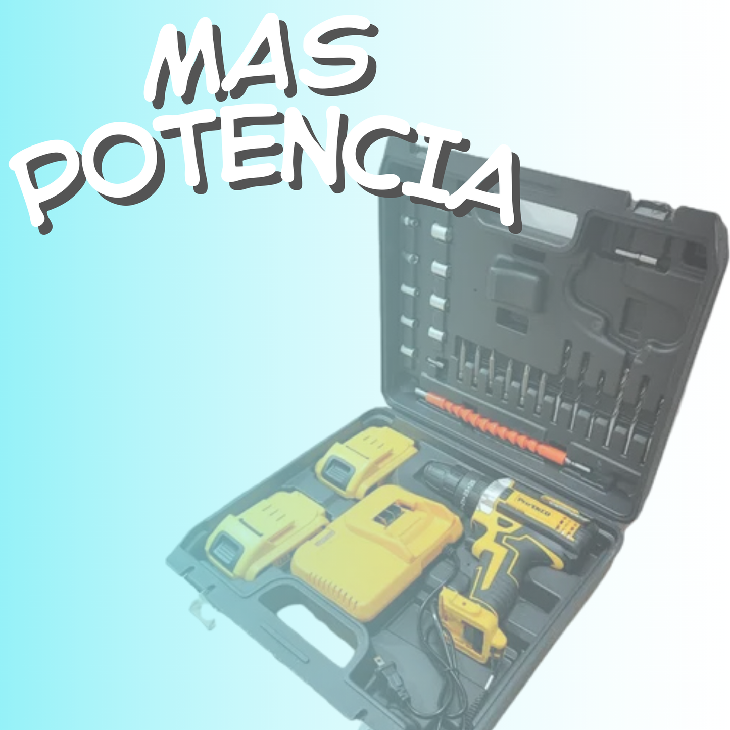 Kit de Taladro Inalámbrico (2 baterías)