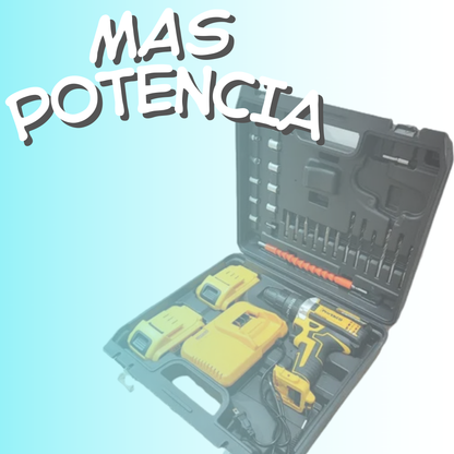Kit de Taladro Inalámbrico (2 baterías)