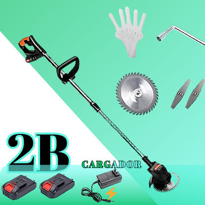 Cortacésped Eléctrico (2 Batería + 2 Discos).